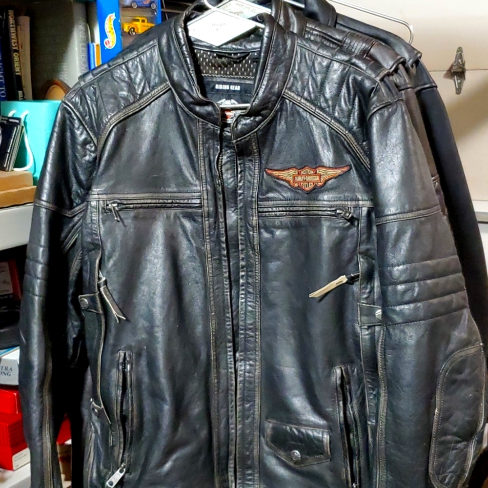 Mens Harley Davidson Leather Motorcycle Jacket